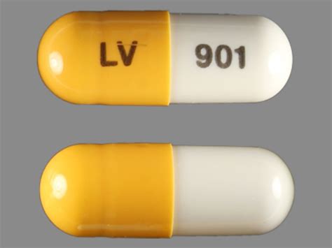Lv 901 Pill Images Yellow And White Capsule Shape