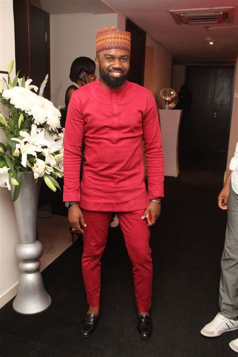 Noble Igwe In Red Native Threads Nigerian Men Fashion