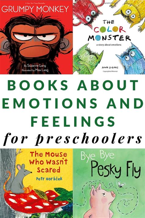 27 Books About Emotions For Preschool With Printable Book List