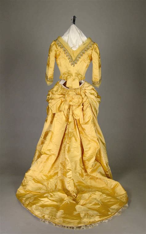 Ephemeral Elegance Evening Dress Ca 1888 Charles Frederick Worth