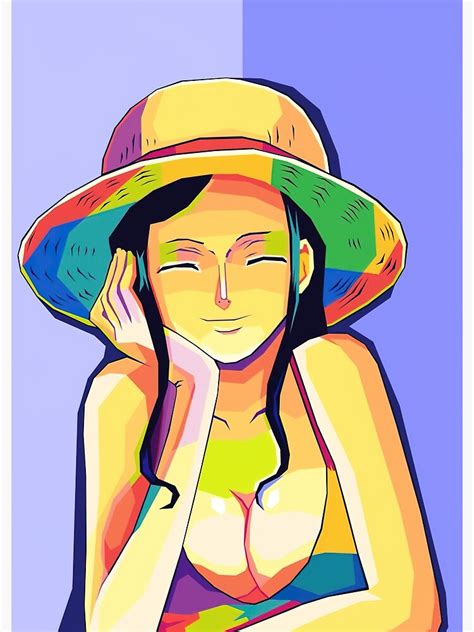 nico robin one piece poster for sale by michaelagree redbubble