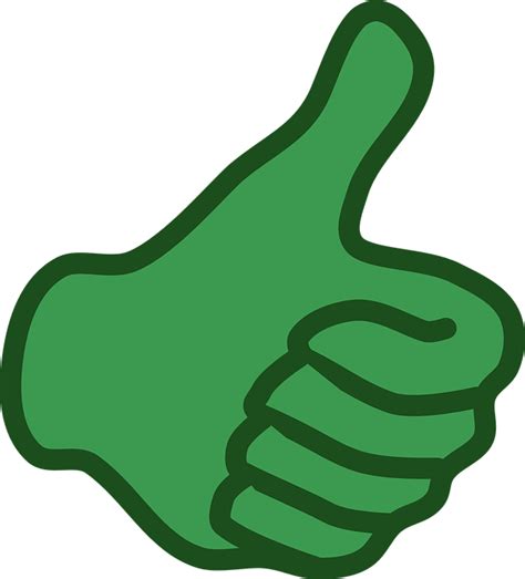 Free Vector Graphic Hand Like Thumb Up Confirm Free Image On