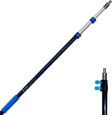 EVERSPROUT 5 To 12 Foot Telescopic Extension Pole Lightweight Sturdy