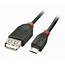 05m USB OTG Cable  Black Type Micro B To A $7