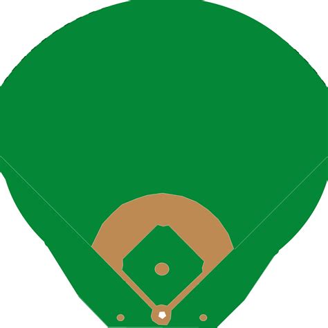 Baseball Field Diagram Clipart Best