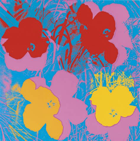 He drew widely from popular culture and everyday subject matter in his most famous works: Flowers | Georgetown Frame Shoppe