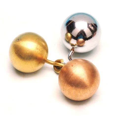Hooked Pendulum Bobs Set Of 3 1 Diameter Each Brass Copper Iron — Hbarsci