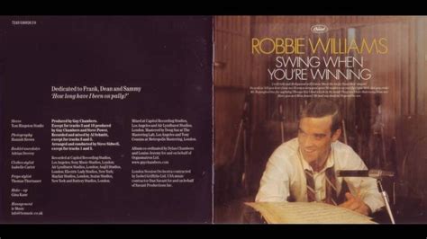 robbie williams i will talk and hollywood will listen youtube