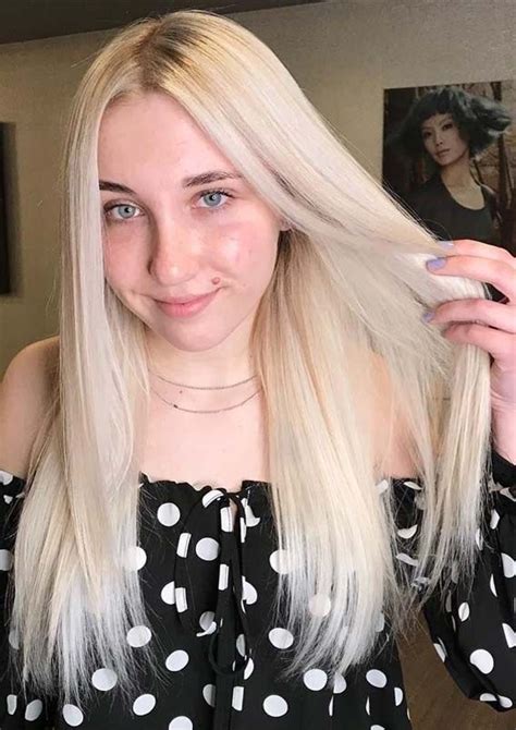 Stunning Platinum Blonde Long Hairstyles Ideas For 2019