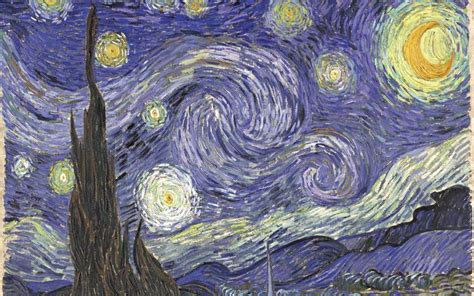 Art Wallpapers Free Wallpapers With Works Of Art Gogh The Starry