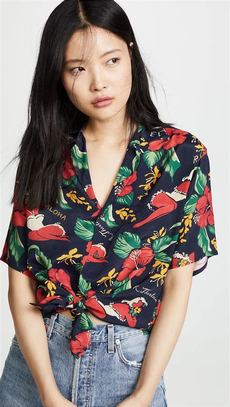 R13 Hawaiian Shirt Hawaiian Shirt Outfit Hawaiian Shirt Women