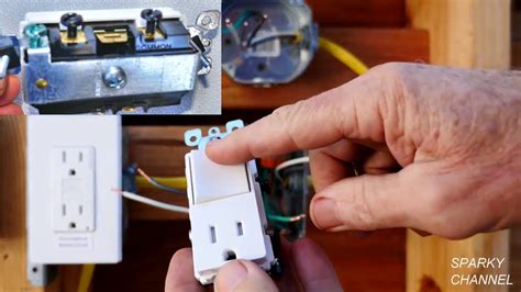 How To Install The Leviton Combination Switch And Tr Receptacle Youtube