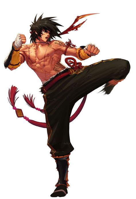 Fantasy Punch Character Design Male Martial Arts Anime Character Design