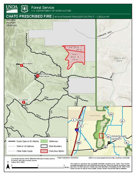 Mountainair Ranger District Implements Chato Prescribed Firenm Fire Info