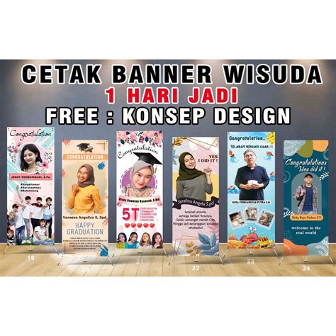 Jual Cetak Banner Baner Bander Wisuda Wedding Shopee Indonesia