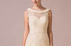 bridesmaid jjshouse knee length lace dress dresses sheath scoop column neck loading