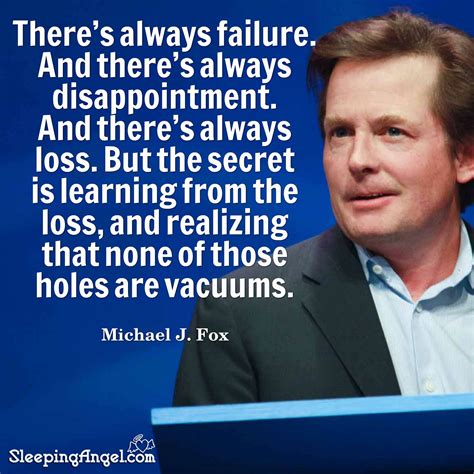 Michael J. Fox Quote – Sleeping Angel