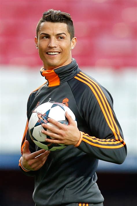 Cristiano Ronaldo With Football
