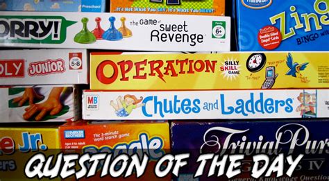 Major Spoilers Question Of The Day Board Games Or Bored Games Edition