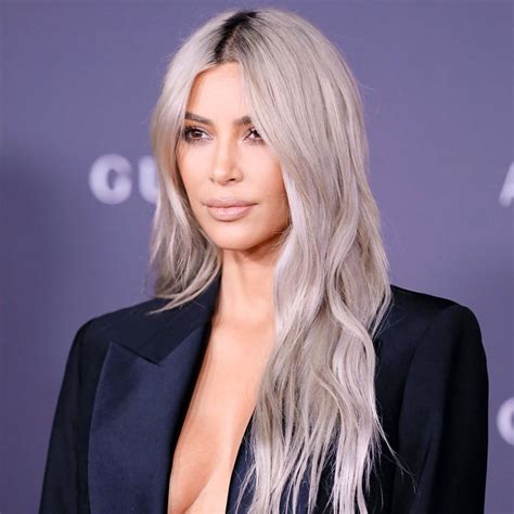 A new, fresh haircut is the best way to say goodbye to the last year. Kim Kardashian West's Blue Hair Color | InStyle.com
