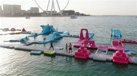 Aquafun In Dubai Inflatable Music Video Youtube