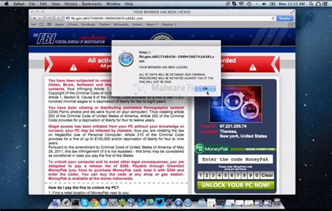 Viruses for macs aren't so common and can't be written as in windows, because unix systems are rigidly hierarchical. How to remove the FBI Mac OS X virus (MoneyPak Scam)