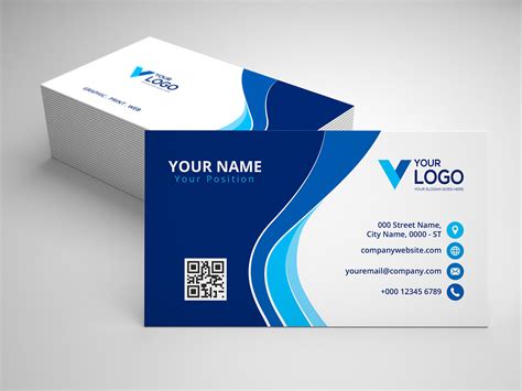 Elegant Business Card Template Free Vector On Behance