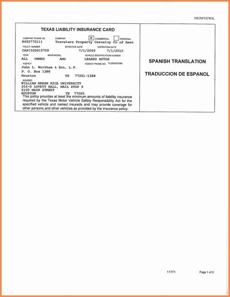 Free Car Insurance Template Download Financial Report