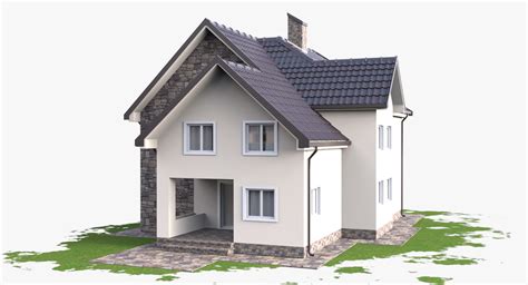 New Build 3d Model Homes House Plan Model