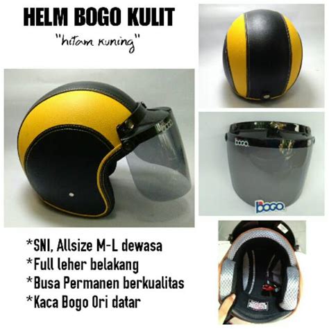Ukuran tersedia m, l dan xl. Helm Bogo Kuning - Kumpulan Helm Keren