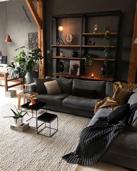 38 Beautiful Black Living Room Ideas 15 In 2020 Interior Design