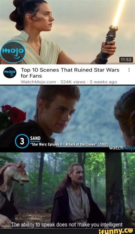 Top 10 Scenes That Ruined Star Wars For Fans R Sand Star
