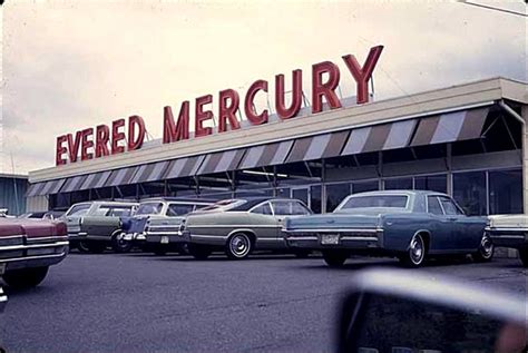 Evered Mercury Car Dealership Car Dealer Car Memorabilia