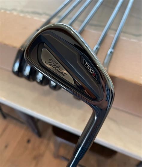 Sold Custom Like New Titleist T100s Black Irons 4 Pw For Sale