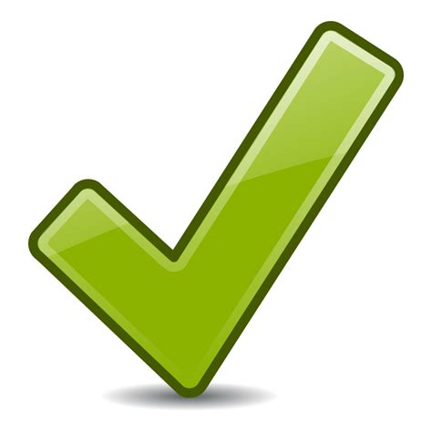 Green Checkmark Icon Clipart Best