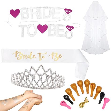 Complete Bachelorette Party Decorations Set Package Of Bridal Shower Accessories And Supplies