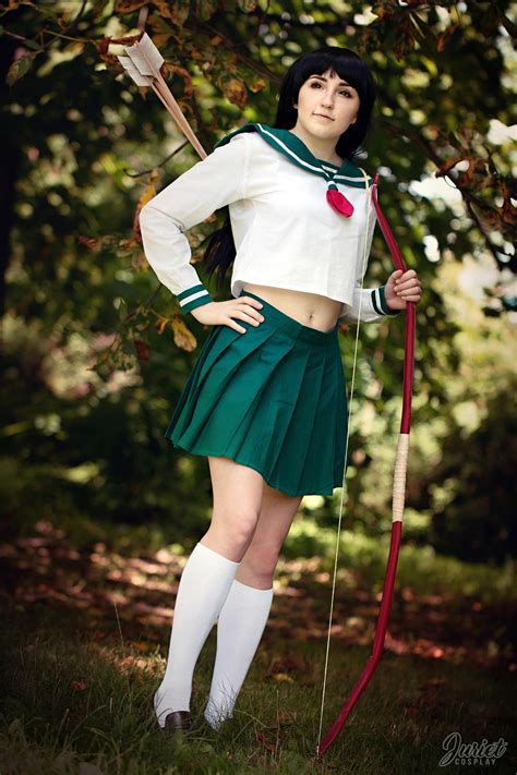 Waiting For Inuyasha Kagome Cosplay By Juriet On Deviantart