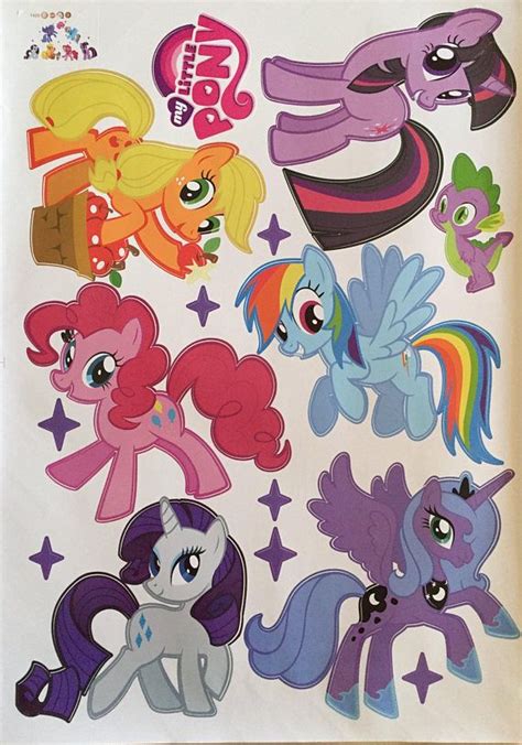 My Little Pony Wall Decal Nursery Kids Wall Sticker Pp203 Nursery Wall