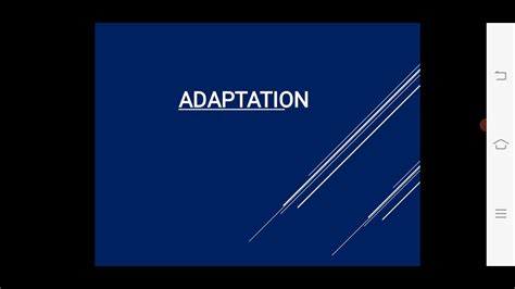 Adaptation Introduction Definition Importance And Types Of