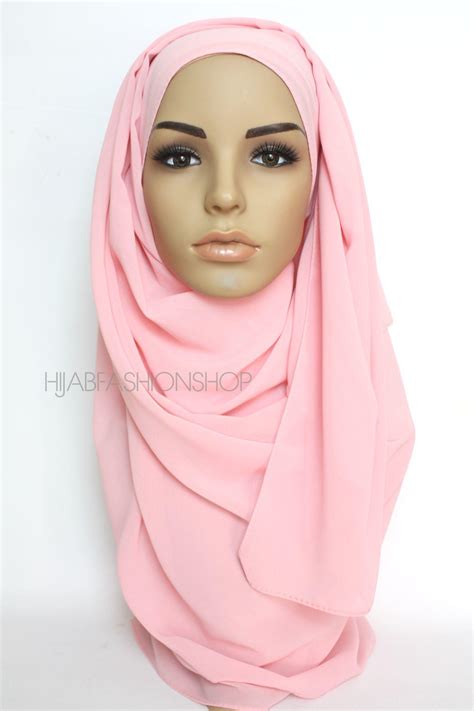 Almond Maxi Crepe Chiffon Hijab Hijab Fashion Shop