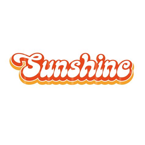 Vintage Sunshine Svg Png Pdf Eps Ai Cut File Retro Sunshine Etsy