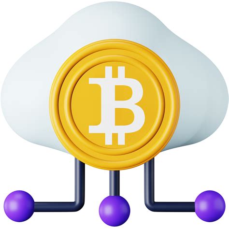 Cryptocurrency Cloud Mining 3d Rendering Isometric Icon 13363790 Png
