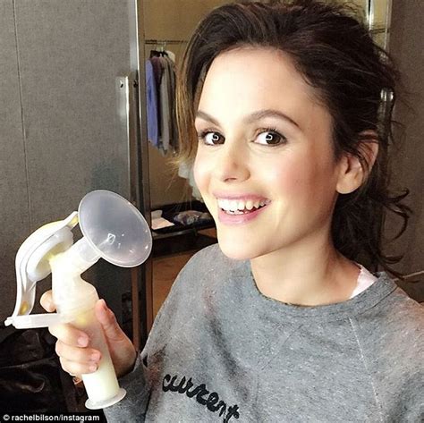 Rachel Bilson Shows Off Her Breast Pump While Having Her