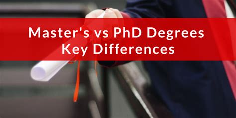 Masters Vs Phddoctorate Degrees Key Differences Wordvice