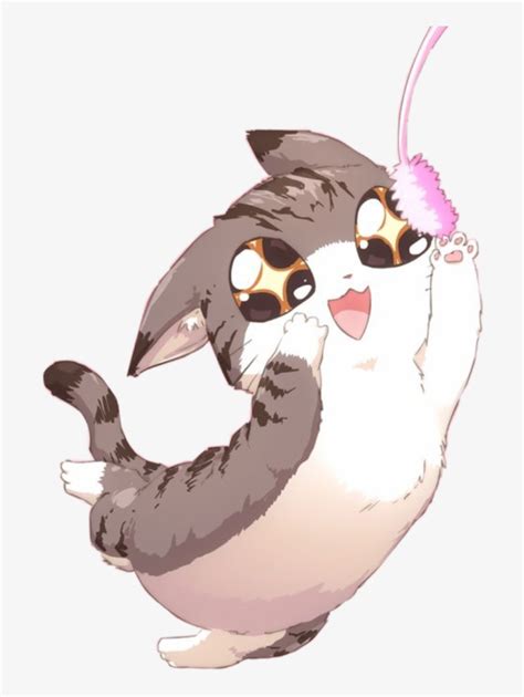 Anime Cat Love Cute Kawaii Happy Manga Chibi Japan Anime Kawaii Cat