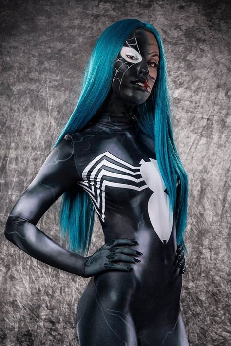 Black Venom Costume Cosplay Spider Woman Halloween Costume Venom Costume Catwoman Cosplay