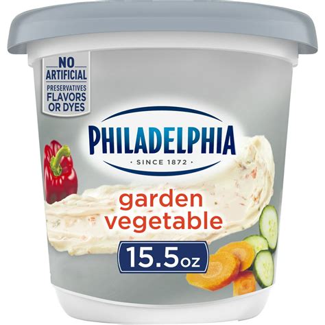 Philadelphia Garden Vegetable Cream Cheese Spread 155 Oz Tub