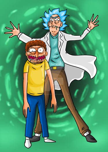 Evil Rick And Morty By Ninevsnine On Deviantart