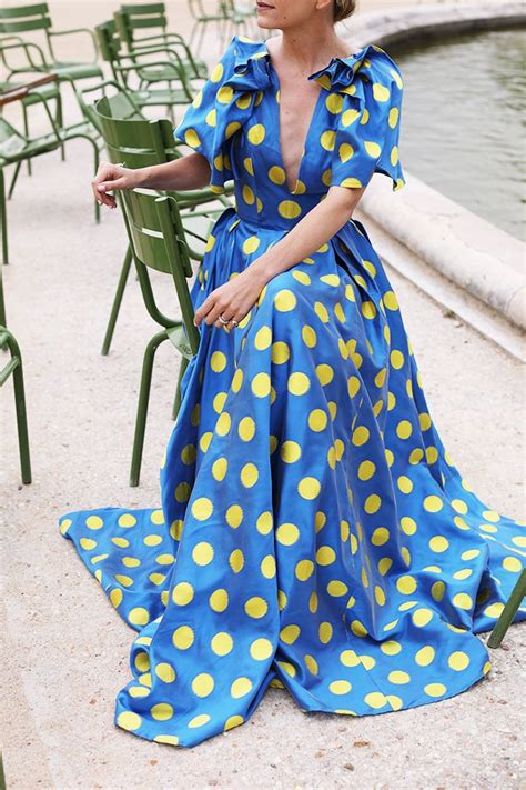 Wearing Polka Dots In Paris Wedding Guest Outfit Ideas Dots Fashion Fashion Outfits Womens