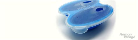 Hemorrwedge Hemorrwedge Ice Pack For Hemorrhoids Silicone Gel Freeze Pack Pair With Case